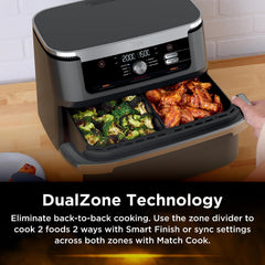 Ninja XXXL FlexDrawer Air Fryer 10.4L AF500ANZ - Black