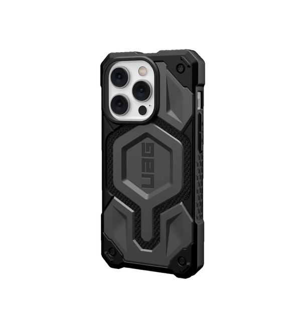 UAG Monarch Pro Case For iPhone 14 Pro - Kevlar Silver