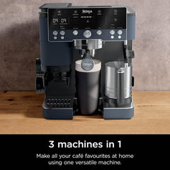 Ninja Luxe Cafe Premier Espresso Machine ES601CYANZ - Cyberspace