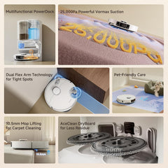 Dreame L10s Ultra Gen 3 Robot Vacuum and Mop - White