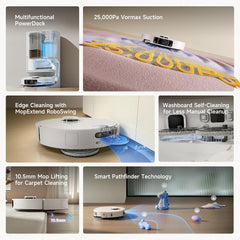 Dreame D30 Ultra Robot Vacuum and Mop - White