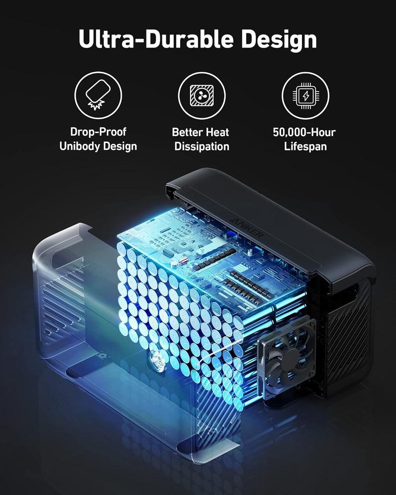Anker Power House Expansion Battery 2048WH - Black
