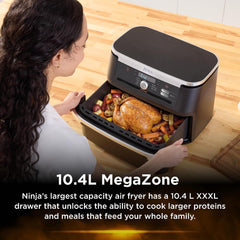 Ninja XXXL FlexDrawer Air Fryer 10.4L AF500ANZ - Black