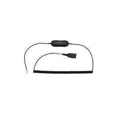 Jabra GN1218 2m AC Attenuation Coiled Cable - Black