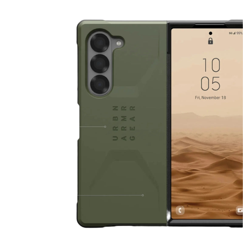 UAG Civilian Case For Samsung Galaxy Z Fold 6 (2024) - Olive Drab