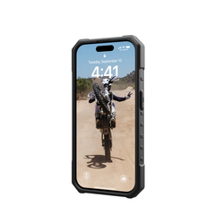 UAG Pathfinder Clear MagSafe Case For iPhone 15 Pro - Ash