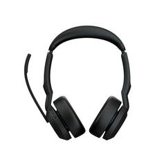Jabra Evolve2 55 MS Stereo USB-C Wireless Headset with Charging Stand - Black