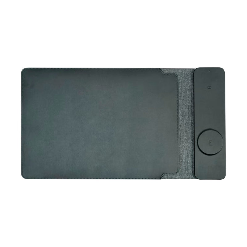 Laser Wireless Charging Laptop Sleeve Up to 16 Inch - Black