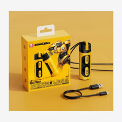 Transformers TF-T11 TWS Bluetooth Gaming Earbuds - Yellow