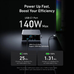 Anker Prime GaNPrime 250W 6-Port USB Desktop Charger - Grey