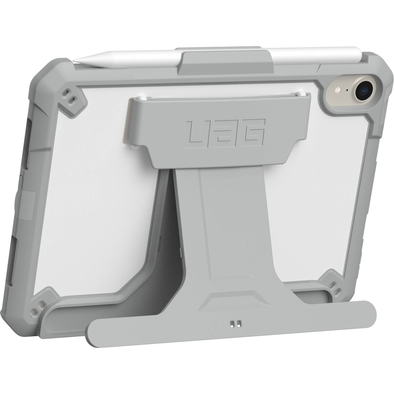 UAG Healthcare Kickstand/Hand Strap Case For IPad Mini - White/Grey