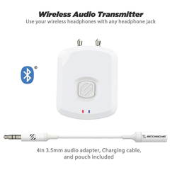 Scosche Flytunes Wireless Audio Transmitter - White