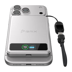 BMX SolidSafe 5K Magnetic Power Bank 5000mAh Qi2 15W - Silver