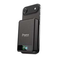 BMX SolidSafe 10K Magnetic Power Bank 10000mAh Qi2 15W - Black