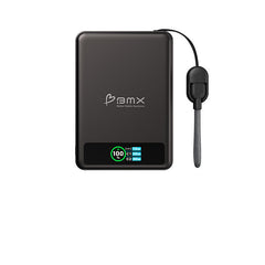 BMX SolidSafe 10K Magnetic Power Bank 10000mAh Qi2 15W - Black