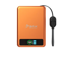 BMX SolidSafe 10K Magnetic Power Bank 10000mAh Qi2 15W - Orange