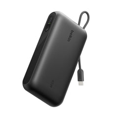Belkin UltraCharge 20K Power Bank with Integrated Cable - Black