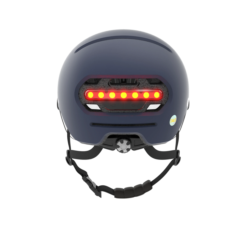 Smart Urban L79 Large Helmet w/ Brake Warning Light - Blue