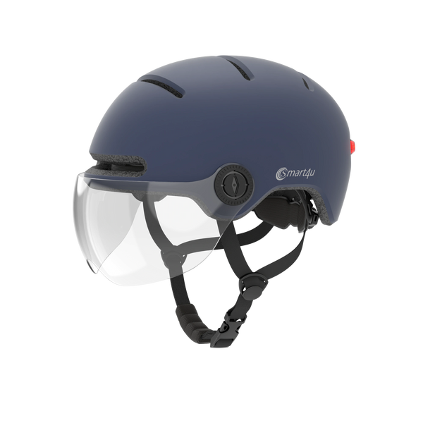Smart Urban L79 Large Helmet w/ Brake Warning Light - Blue