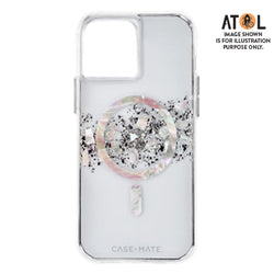 Case-Mate Karat MagSafe Case For iPhone 15 Pro Max - Silver/Clear