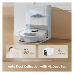 Dreame L40 Plus Robot Vacuum and Mop R5345G - White