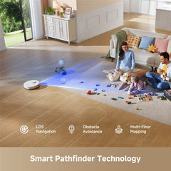 Dreame L40 Plus Robot Vacuum and Mop R5345G - White
