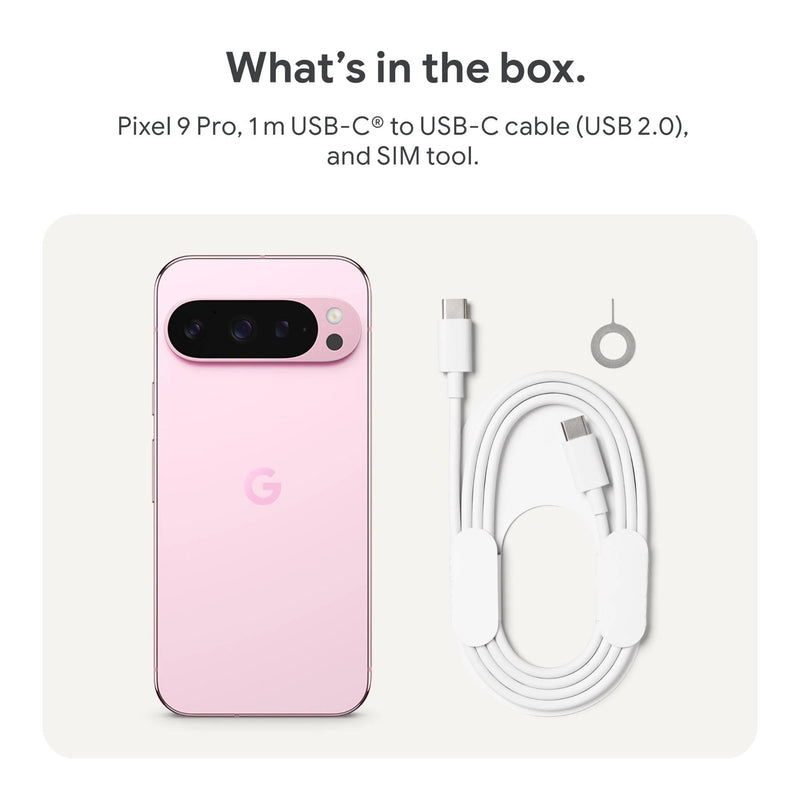 Google Pixel 9 Pro 5G Dual Sim 16/256GB 6.3" - Rose Quartz