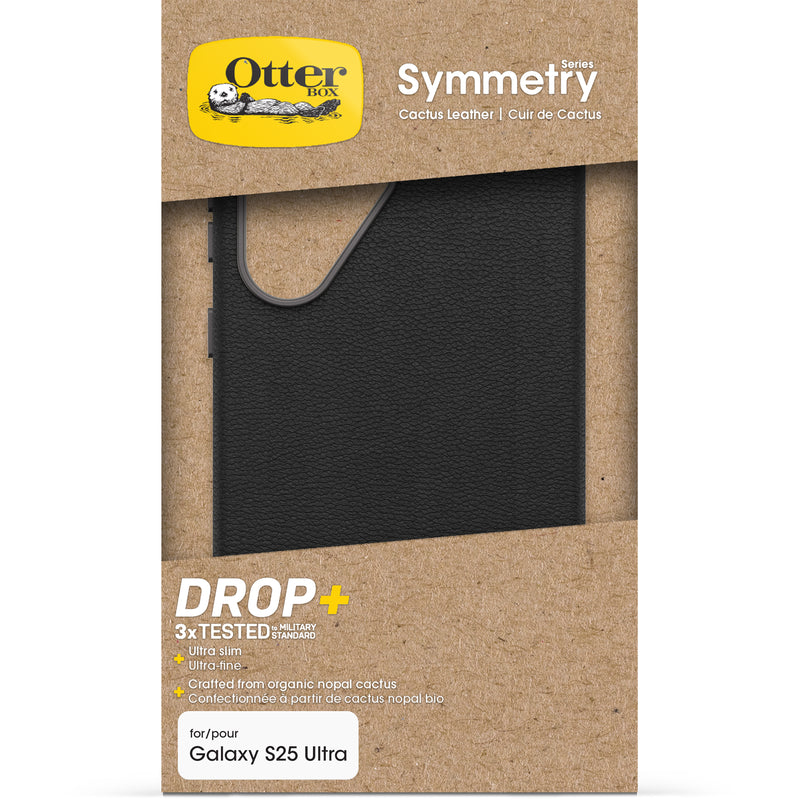 OtterBox Symmetry Cactus Leather Case For Galaxy S25 Ultra - Black