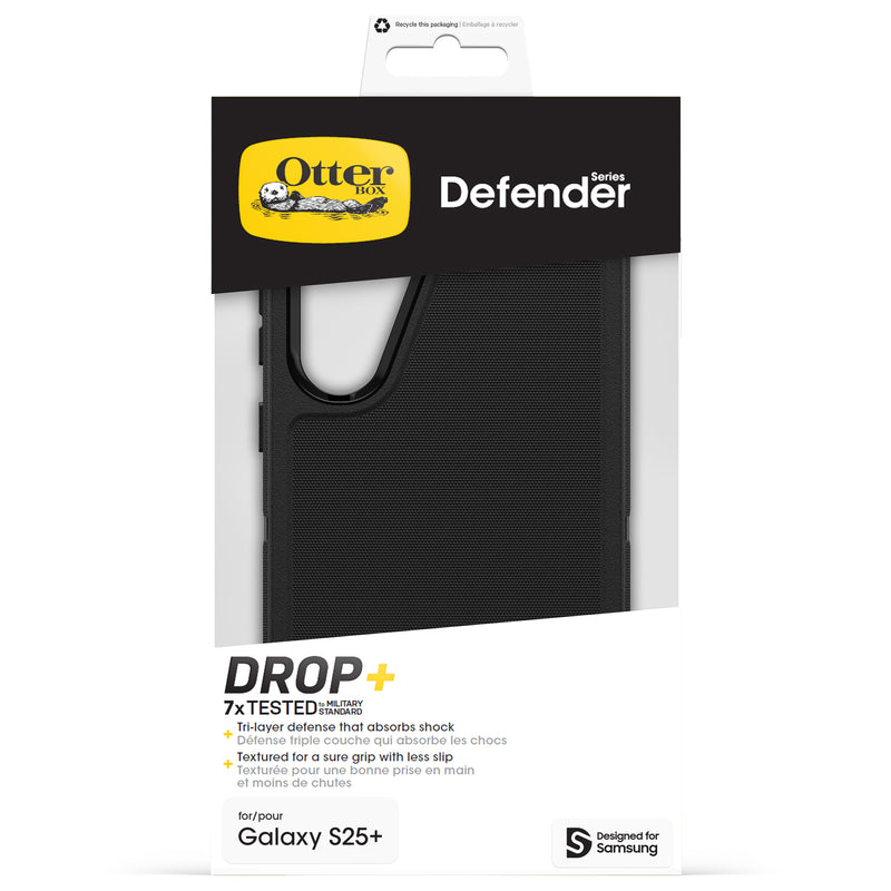 OtterBox Defender Case For Samsung Galaxy S25+ 5G 6.7" - Black
