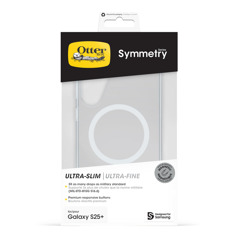 OtterBox Symmetry Clear Magnets Case For Samsung Galaxy S25+ - Clear