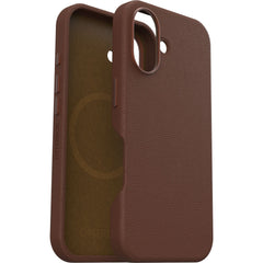 OtterBox Symmetry Cactus Leather Case iPhone 16 - Rich Adobe