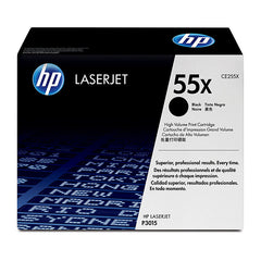 HP #55X Black Toner CE255X High Yield Toner Cartridge