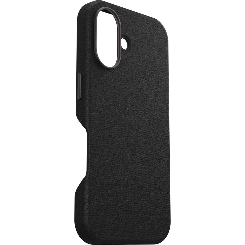 OtterBox Symmetry Cactus Leather Case iPhone 16 - Noir Ash