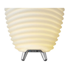 Kooduu Synergy 50 Bluetooth Speaker Lamp & Wine Cooler - White