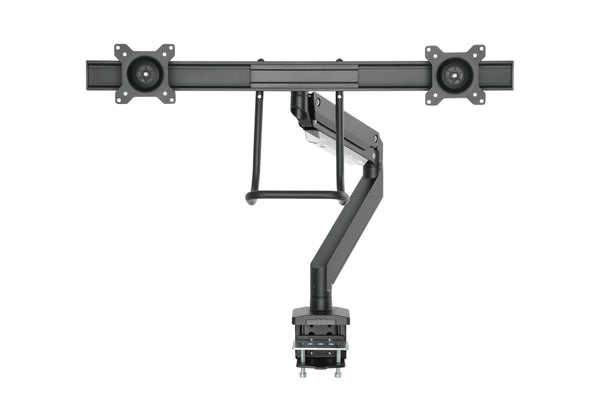 Brateck Heavy Duty Dual Monitor Arm 17"-32" Gas Spring - Black