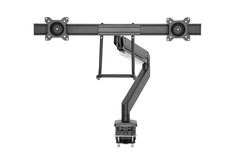 Brateck Heavy Duty Dual Monitor Arm 17"-32" Gas Spring - Black