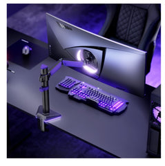 Brateck Articulating RGB Lighting Gaming Monitor Arm 17