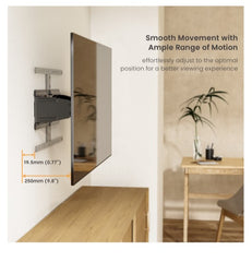 Brateck Ultra-Slim Full Motion TV Wall Mount For 43