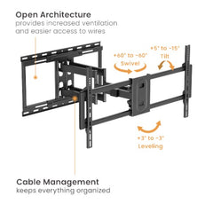 Brateck Full Motion TV Wall Mount For 43