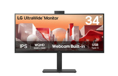 LG UltraWide Webcam WQHD Curved IPS Display 34
