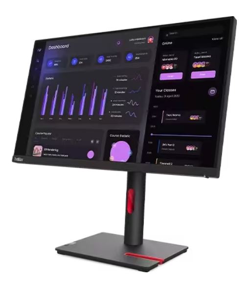 Lenovo Think Vision T24I-30 60Hz FHD Monitor 24" Anti-Glare - Black