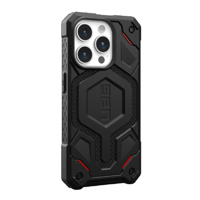 UAG Monarch Pro MagSafe Case For iPhone 15 Pro - Kevlar Black