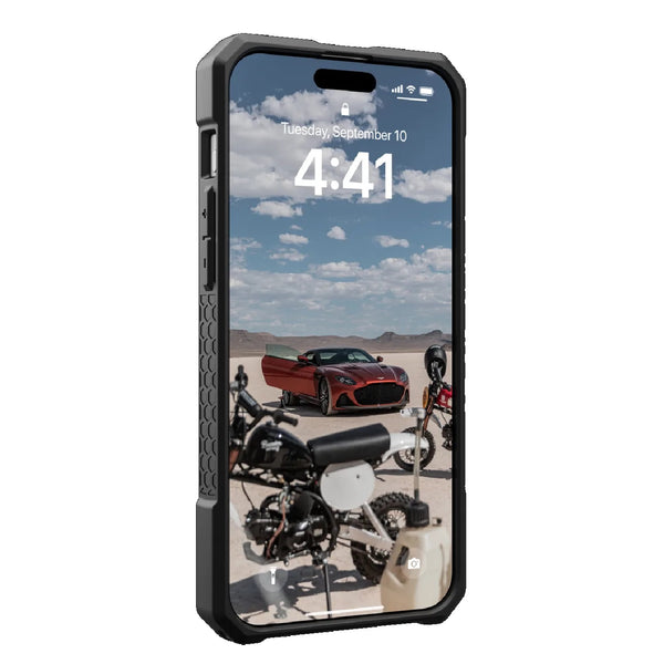 UAG Monarch Pro Magsafe Case For iPhone 15 Pro Max - Kevlar Black