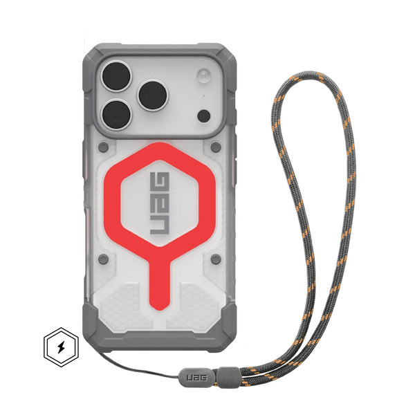 UAG Pathfinder Clear MagSafe Case For iPhone 17 Pro - Active Lava