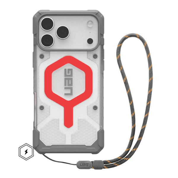 UAG Pathfinder Clear MagSafe Case For iPhone 17 Pro Max - Active Lava