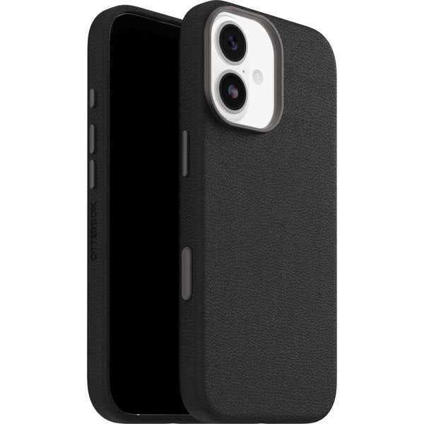 OtterBox Symmetry Cactus Leather Case For iPhone 17 - Noir Ash Black