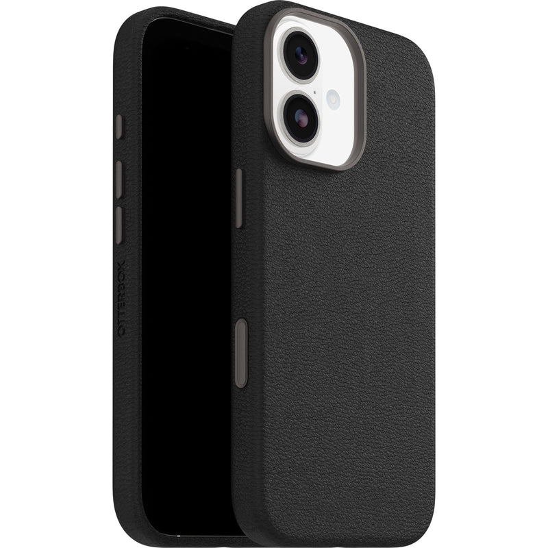 OtterBox Symmetry Cactus Leather Case For iPhone 17 - Noir Ash Black