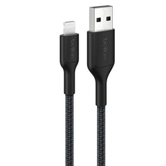 Belkin BoostCharge Pro Braided Lightning to USB-A Cable (2M) - Black