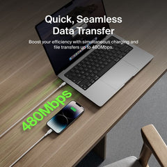 Belkin BoostCharge Lightning to USB-C Cable (1M) - White