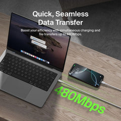 Belkin BoostCharge Pro Braided USB-C to USB-A Cable (1M) - Black